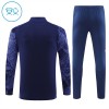 Real Madrid Dragon Trenings Collegegenser Kvart-Zip 2024-25 Navy - Barn